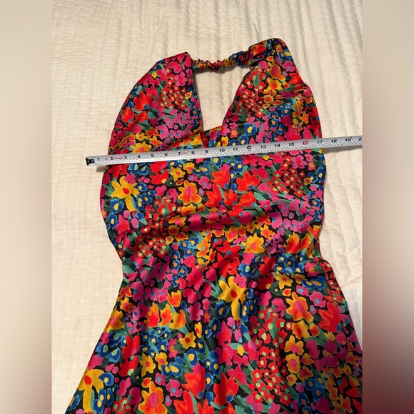 NWT Show me your Mumu Jasmine Halter mini dress in Garden Glow. - Picture 5 of 8